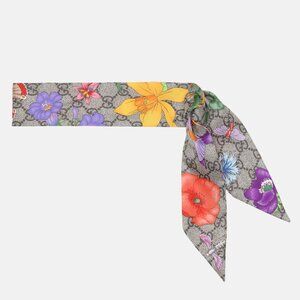 Gucci GG Flora Silk Twilly